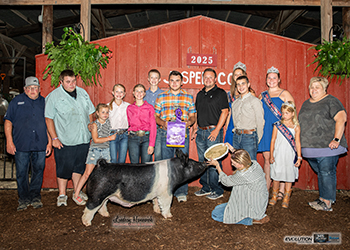 Grand champion barrow
2025 Jasper county-IN