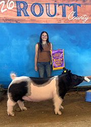 GRAND CHAMPION gilt
2026 Routt County-CO